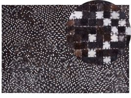 Cowhide Area Rug 160x230cm Brown