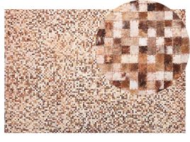 Cowhide Area Rug Brown 140x200cm