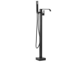 Freestanding Bath Mixer Tap Black NIAGARA