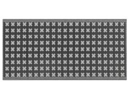 Outdoor Area Rug 90x180cm Black