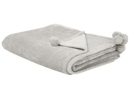 Blanket 200 x 220 cm Light Grey SAITLER