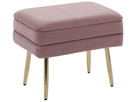 Bedroom Storage Bench Pink ODESSA