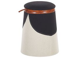 Kids Pouffe with Storage Beige APACHE