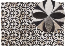 Cowhide Area Rug 160x230cm Multicolour