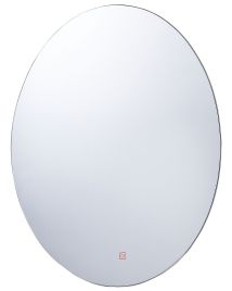 LED Wall Mirror 60x80cm Silver