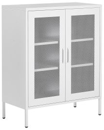 Steel Sideboard White WAKATIPU