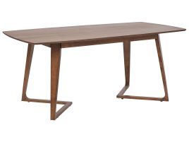 Dining Table 180 x 90 cm Dark Wood HUXTER