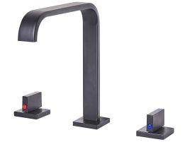 3 Hole Bathroom Basin Tap Black KAGERA