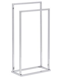 Towel Stand 45 x 85 cm Silver RECREO