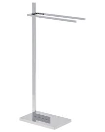 Towel Stand 45 x 86 cm Silver SELVA