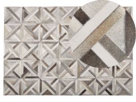Cowhide Area Rug 140x200cm Brown and Beige