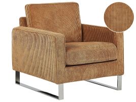 Jumbo Cord Armchair Light Brown VIND