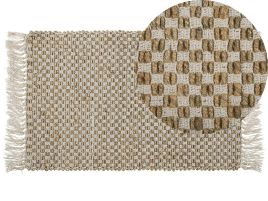 Jute Runner Rug 50x80cm Beige