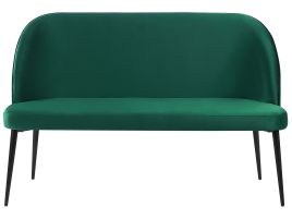 2 Seater Velvet Kitchen Sofa Green OSBY