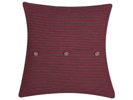 Cushion Striped 45x45cm Red