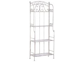 4 Tier Metal Shelving Unit White PADUA