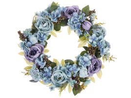 Door Wreath Ã¸ 50 cm Blue GALDAR