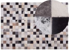Cowhide Area Rug 160x230cm Brown