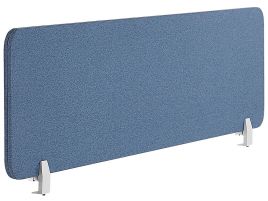 Desk Screen 130 x 40 cm Blue WALLY