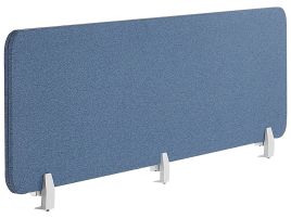 Desk Screen 180 x 40 cm Blue WALLY