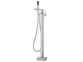 Freestanding Bath Mixer Tap Silver DELLA