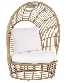 Rattan Basket Chair Natural LIDO