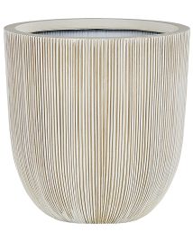 Plant Pot 44 x 44 x 48 cm Beige CHIOS