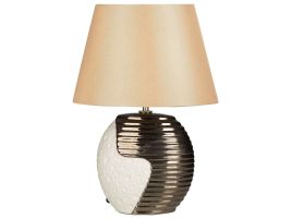 Bedside Lamp Gold and White ESLA