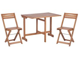 Acacia Wood Garden Bistro Set LENOLA