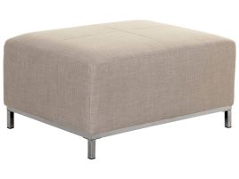 Fabric Ottoman Beige OSLO