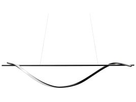 Metal LED Pendant Lamp Black BODRI