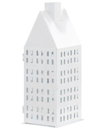 Metal Candle Lantern 40 cm White DOLOK