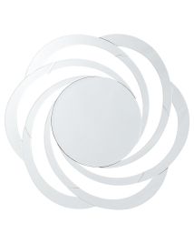 Wall Mirror 70cm Silver