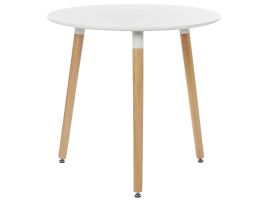 Round Dining Table âŒ€ 80 cm White BOMA