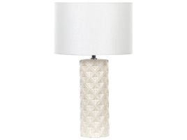 Ceramic Table Lamp Light Beige BALONNE
