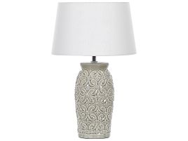 Ceramic Table Lamp Grey KHOPER
