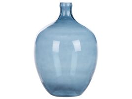 Glass Decorative Vase 39 Blue ROTI