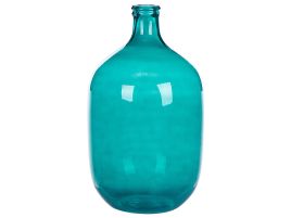 Glass Decorative Vase 48 Blue SAMOSA