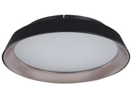 Metal LED Ceiling Lamp Black BILIN
