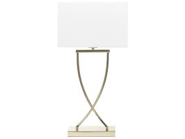 Table Lamp Gold and White YASUNI