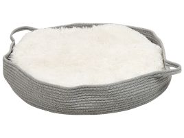 Cotton Pet Bed Ã¸ 70 cm Grey DALAMAN
