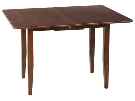 Extending Dining Table 90/120 x 60 cm Dark Wood MASELA