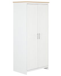 Wardrobe - LOFI Dallas 2 Door Wardrobe White 79cm