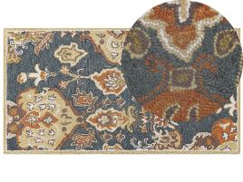 Wool Area Rug 80x150cm Multicolour