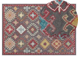Wool Area Rug 140x200cm Multicolour