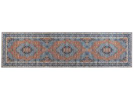 Runner Rug 80x300cm Blue and Orange