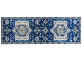 Runner Rug 70x200cm Blue and Beige