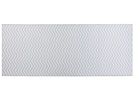 Runner Rug 80x200cmcm White and Grey