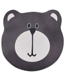 Kids Rug Bear Print âŒ€120 cm Brown COLARGOL