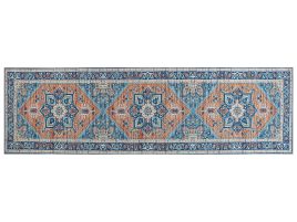 Runner Rug 60x200cm Blue and Orange